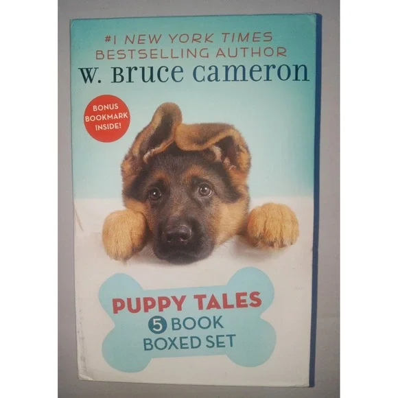 Puppy Tales W Bruce Cameron 5 Book Box Set Ellie Bailey Shelby Molly Max Story‎ - Picture 2 of 8